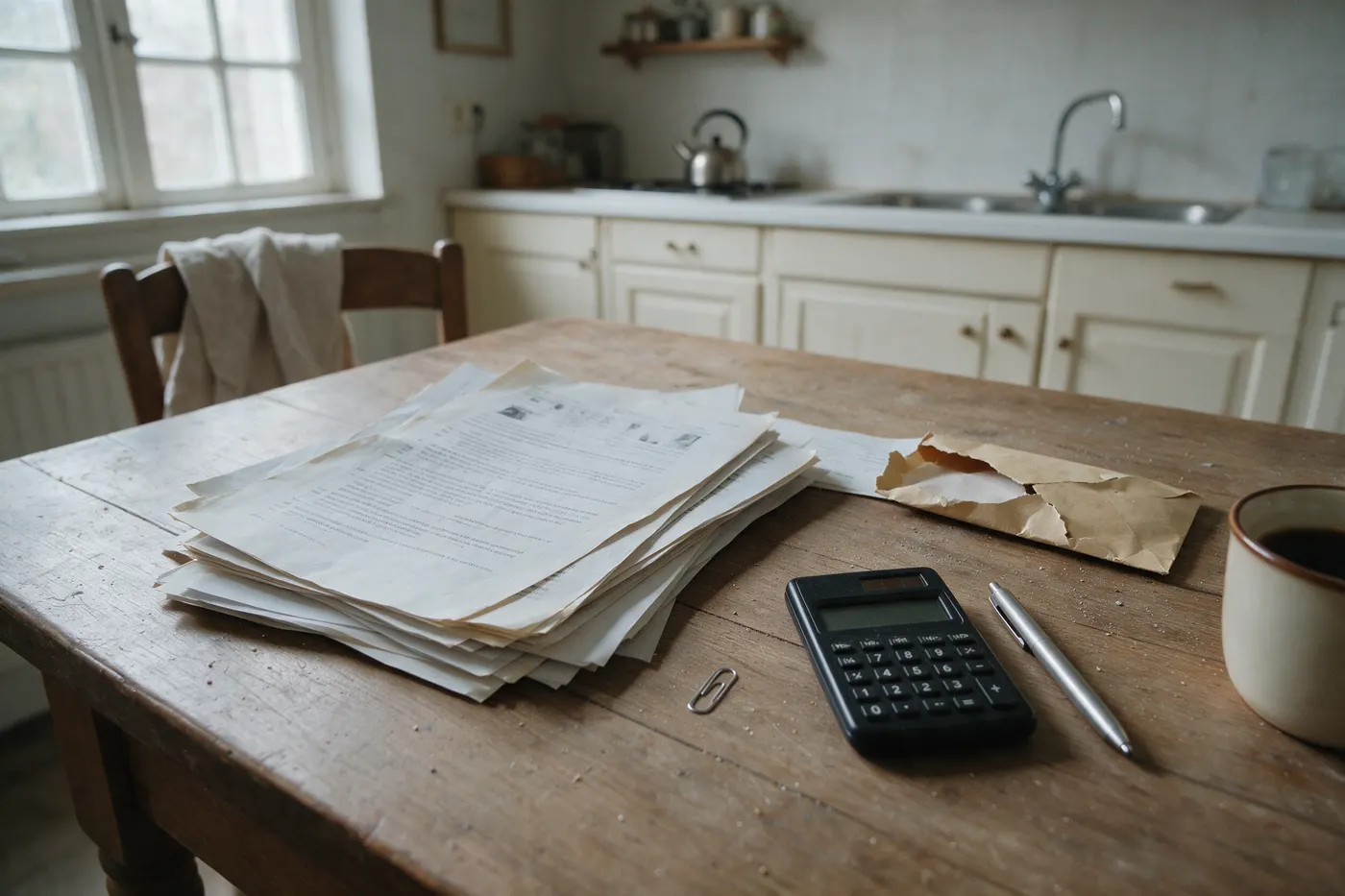 Thuisbatterij en verzekering: het papierwerk uitgespreid op een Vlaamse keukentafel